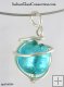 Sterling Silver Wire Wrap Necklace - Small Sphere Sterling Silver Wire Wrap Necklace - Small Sphere
