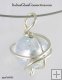 Sterling Silver Wire Wrap Necklace - Small Sphere Sterling Silver Wire Wrap Necklace - Small Sphere