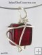 Sterling Silver Wire Wrap Necklace - Small Square Sterling Silver Wire Wrap Necklace - Small Square