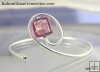 Silver Wire Wrap Murano Bead Bracelet - One-Size-Fits-All