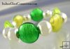 Murano Glass Bead Bracelet - Elastic One-Size-Fits-All Murano Glass Bead Bracelet - Elastic One-Size-Fits-All