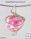 Sterling Silver Wire Wrap Necklace - Small Sphere Sterling Silver Wire Wrap Necklace - Small Sphere