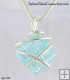 Sterling Silver Wire Wrap Beaded Necklace w/ Serpentine Chain