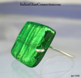 Silver Wire Single-Bead Rings: One-Size-Fits-All